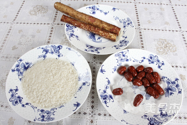 Chinese Yam and Red Dates Porridge recipe