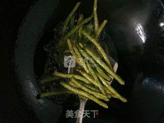 Fried Beans with Minced Meat recipe