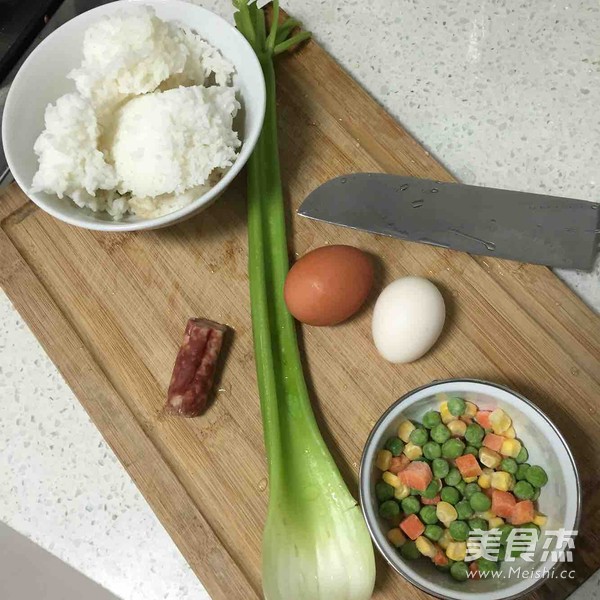 Celery Egg Fried Rice recipe