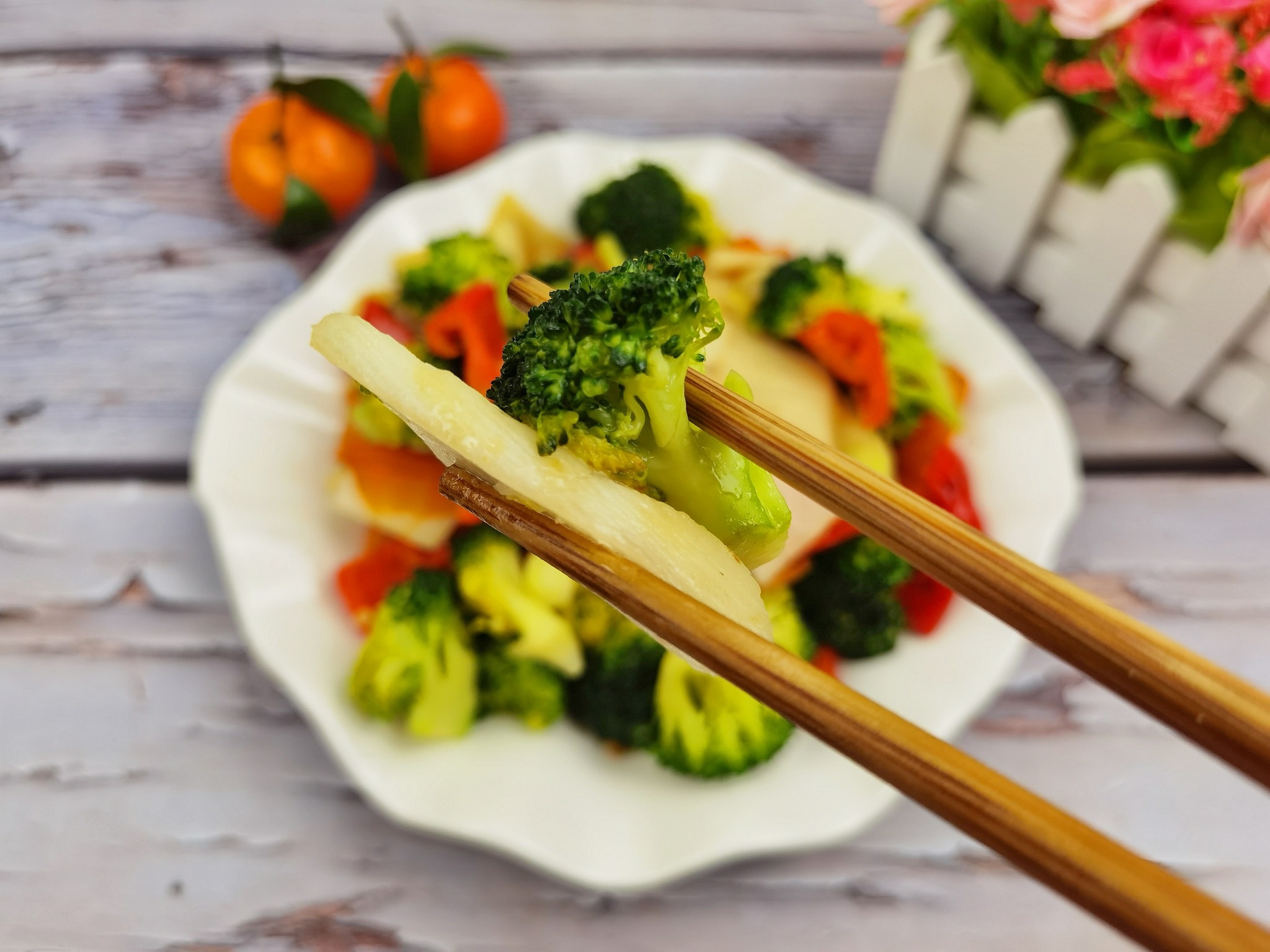 Chinese New Year’s Eve Dinners are Also Splendid-stir-fried Vegetables in Three Colors, Life is Colorful and Colorful recipe