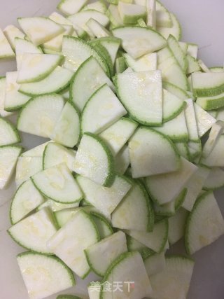 Grilled Zucchini with Sliced Pork recipe