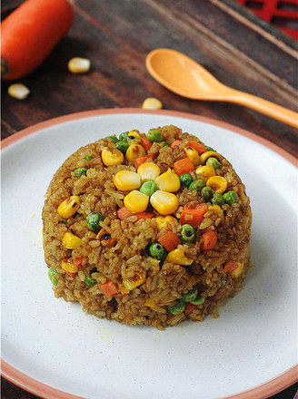 Colorful Curry Fried Rice