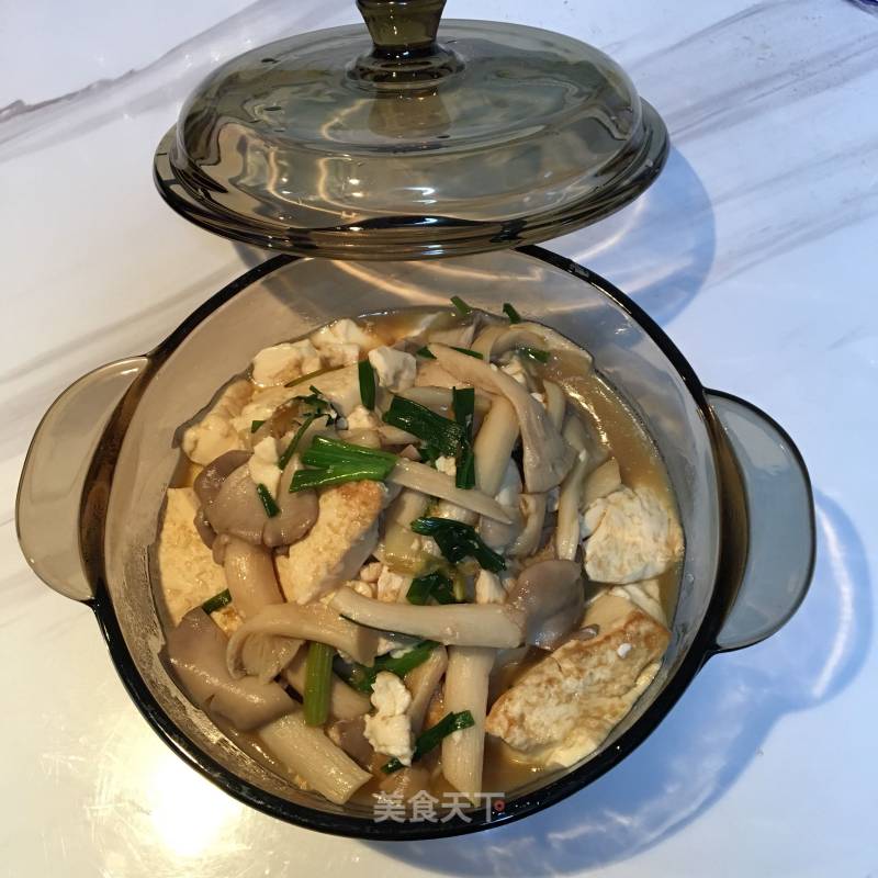 Stewed Tofu with Mushroom recipe