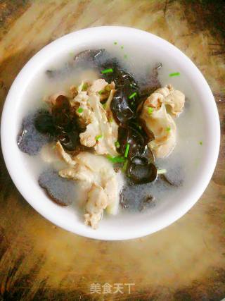 #秋滋阴润肺# Fungus Meat and Bone Soup recipe