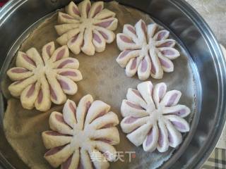 Purple Sweet Potato Mantou recipe