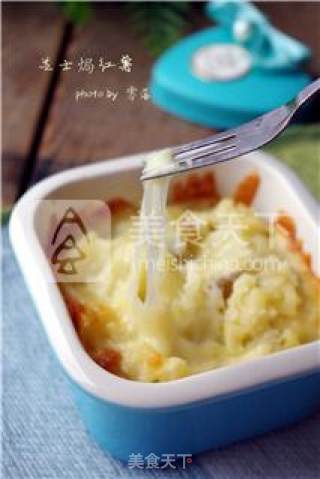 #aca Ato-tm33ht Baked Cheese Baked Sweet Potatoes in Xiaozhi Electronic Oven# recipe