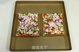 Antarctic Krill Toast Pizza recipe