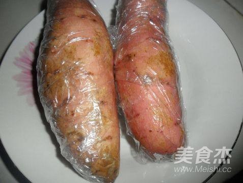 Microwave Baked Sweet Potatoes recipe