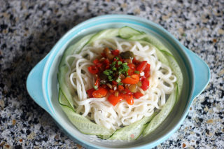 Teriyaki Garlic and Red Pepper Noodles recipe