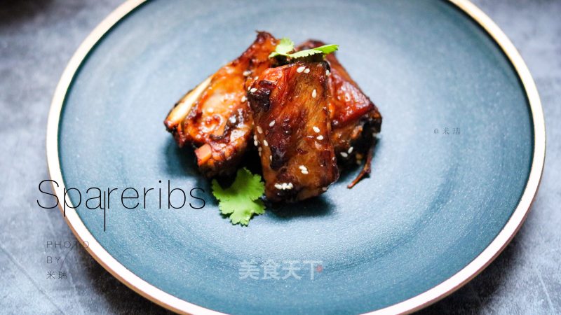 Grilled Pork Ribs with Sauce recipe