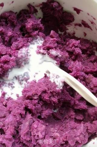 Purple Potato Mashed with Orange Juice recipe