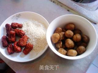 Chestnut Congee with Red Dates recipe