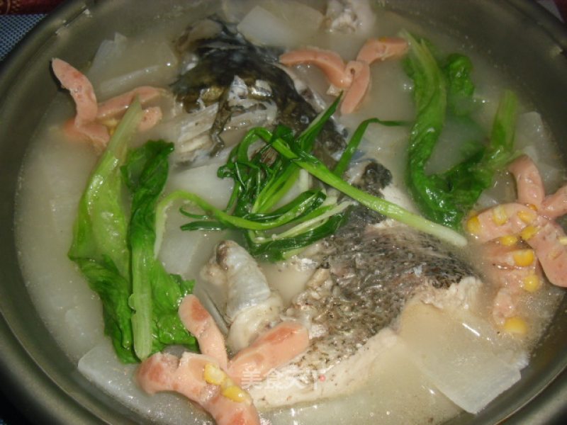 Carrot Fish Head Soup recipe