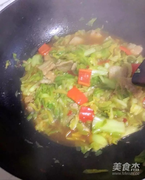 Cabbage Stewed Twice-cooked Pork recipe