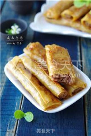 [no Need to Roll The Skin, No Need to Deep Fry, Healthy Spring Rolls are Easy to Make] recipe