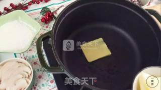 Creamy Mushroom Soup in A Cast Iron Pot recipe