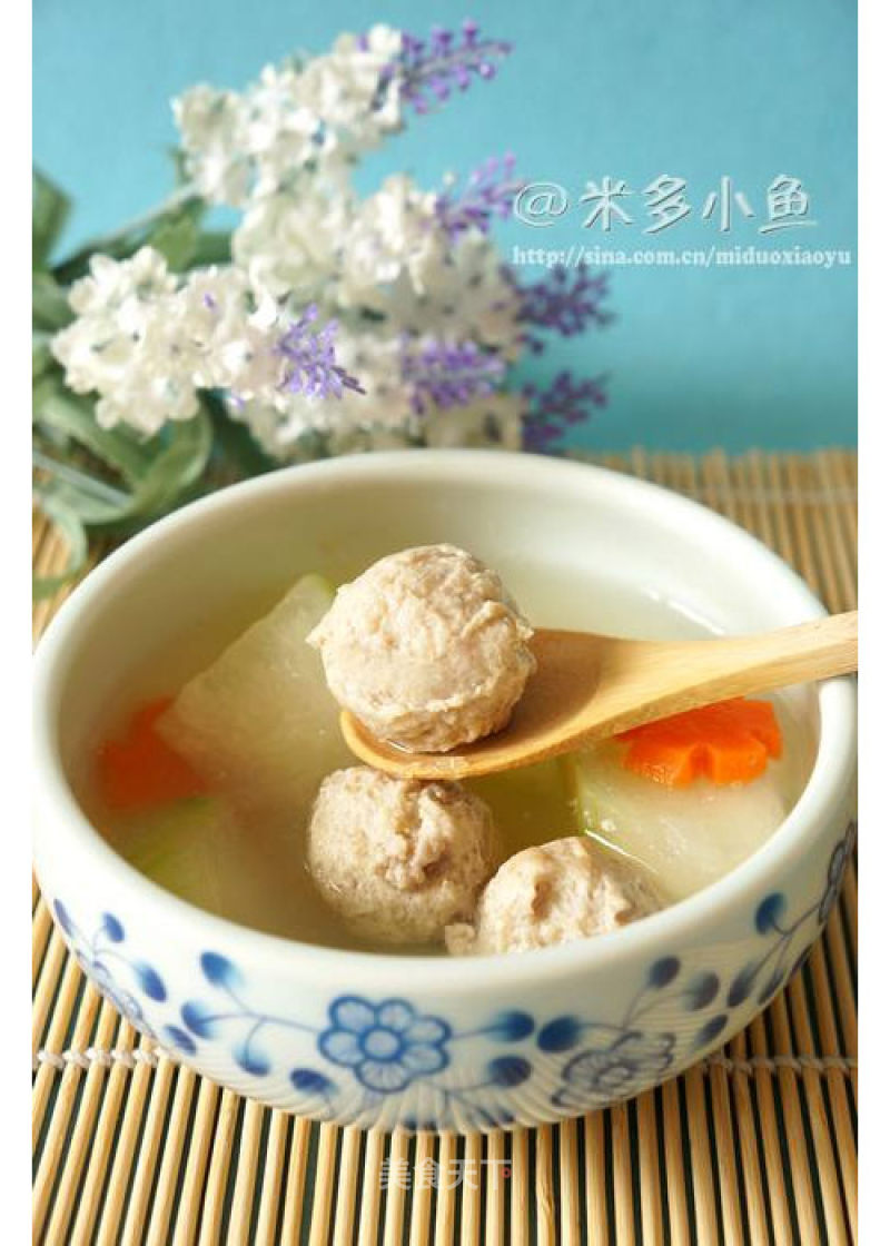 Winter Melon Meatball Soup recipe