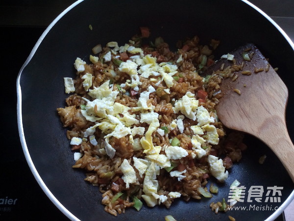 Soy Sauce Fried Rice recipe