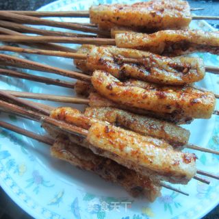 Home-cooked Delicious Barbecue-----grilled Tofu Skewers recipe