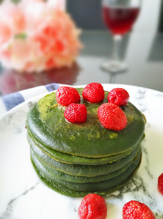 Spinach and Honey Pancakes recipe