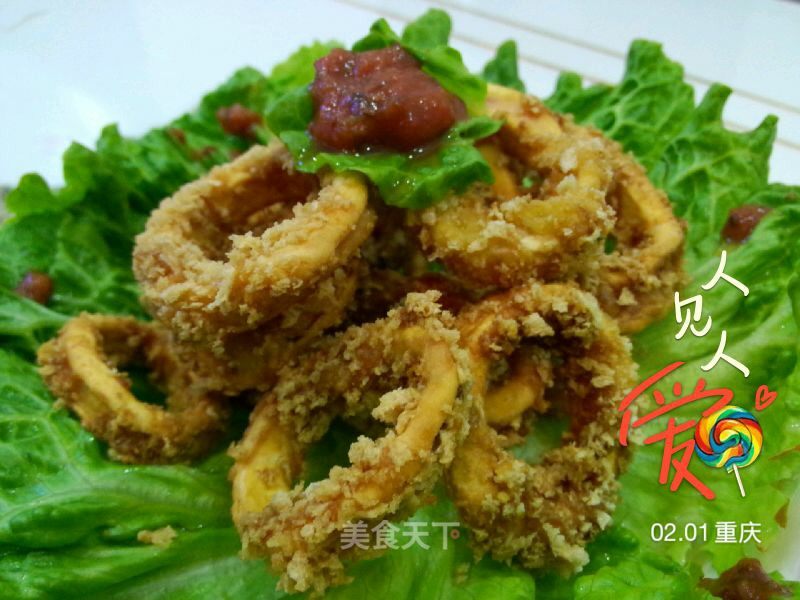 Fried Squid Rings recipe