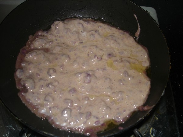 Purple Potato Egg Cake recipe