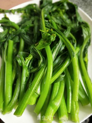 Boiled Garlic Choy Sum recipe