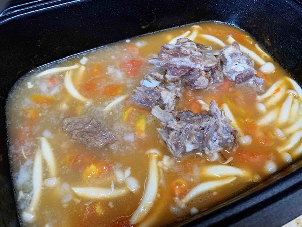 Tomato Lamb Noodle Soup recipe