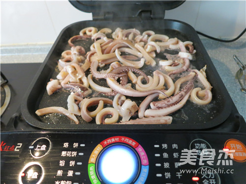 Squid Teppanyaki recipe