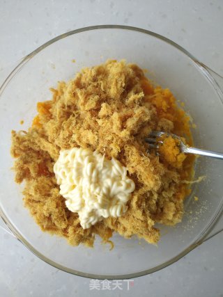 Salted Egg Yolk Pork Floss recipe