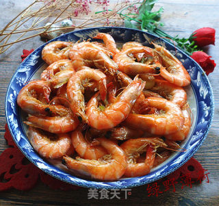 Cooked Live Shrimp in Oil recipe