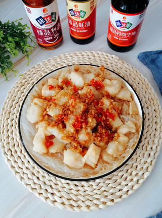 Steamed Basa Fish with Garlic Vermicelli