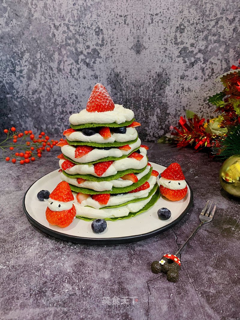 Christmas Tree Muffin Cake recipe