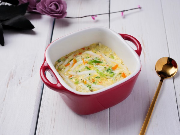 Vegetable Whitebait Steamed Egg recipe