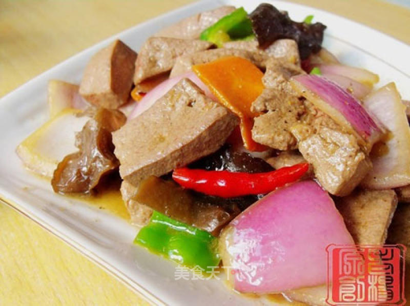 Fried Pork Liver with Onions recipe