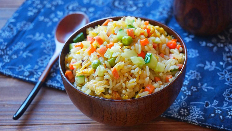 Curry Tartary Buckwheat Rice Fried Rice recipe