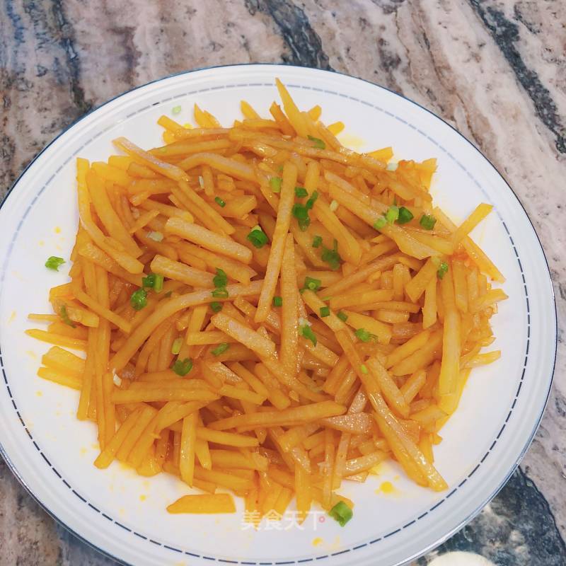 Hot and Sour Potato Shreds recipe