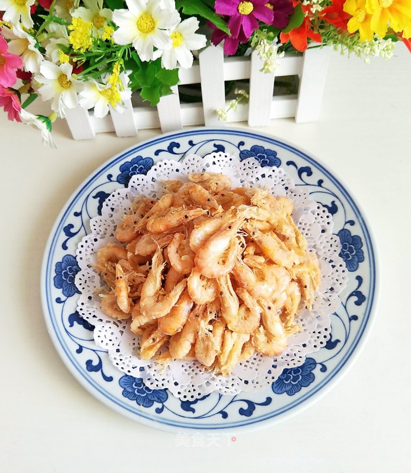 Fried Small River Prawns recipe