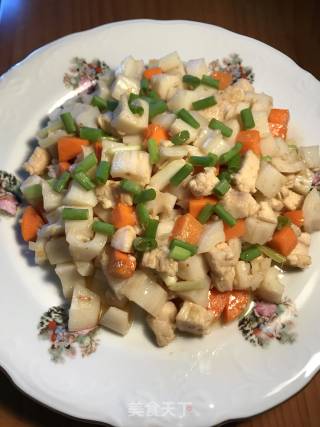 Stir-fried Sanding recipe