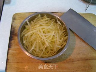 Healing Food--choked Potato Shreds recipe