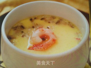 Steamed Shrimp and Crab Meat in Tea Bowl recipe