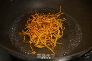 Cordyceps Mushroom with Snow Pea recipe