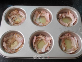 #四session Baking Contest and It is Love to Eat Festival#ham and Seaweed Baked Egg Bun recipe