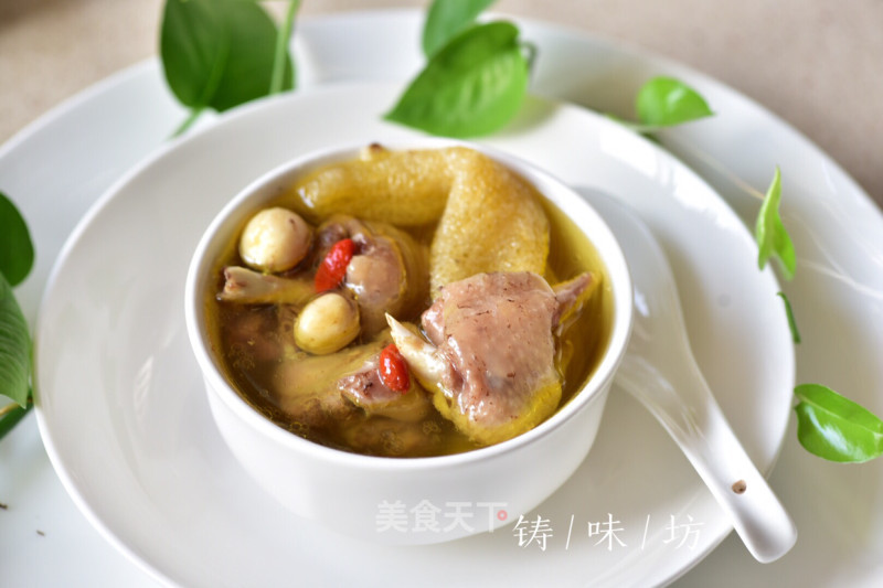 Lotus Seed and Bamboo Sun Chicken Soup recipe
