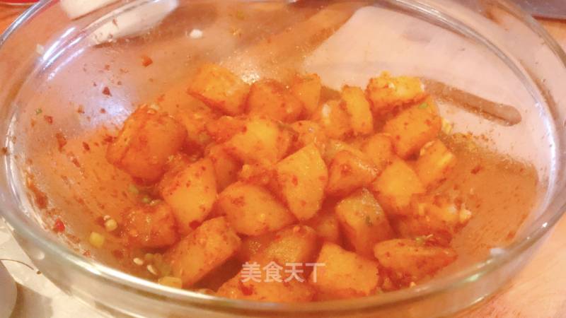 Crispy Potatoes (chinese and English Material Version) recipe