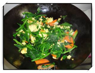 Scrambled Eggs with Spinach recipe