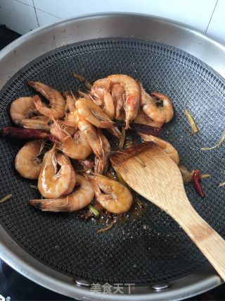 "quick Hand Meal" Stir-fried Shrimp with Mochi and Chili recipe