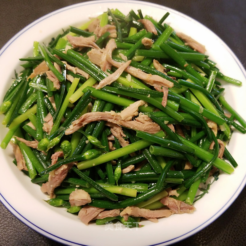 Duck Shredded Chives recipe