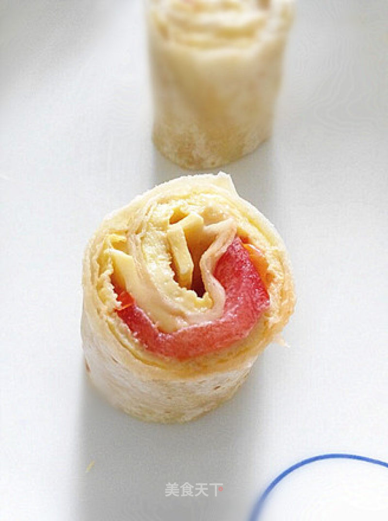 Cheese and Egg Hand Roll recipe