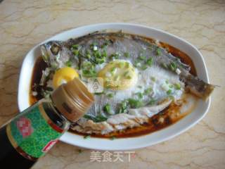 Steamed Yellow Croaker with Salted Egg recipe